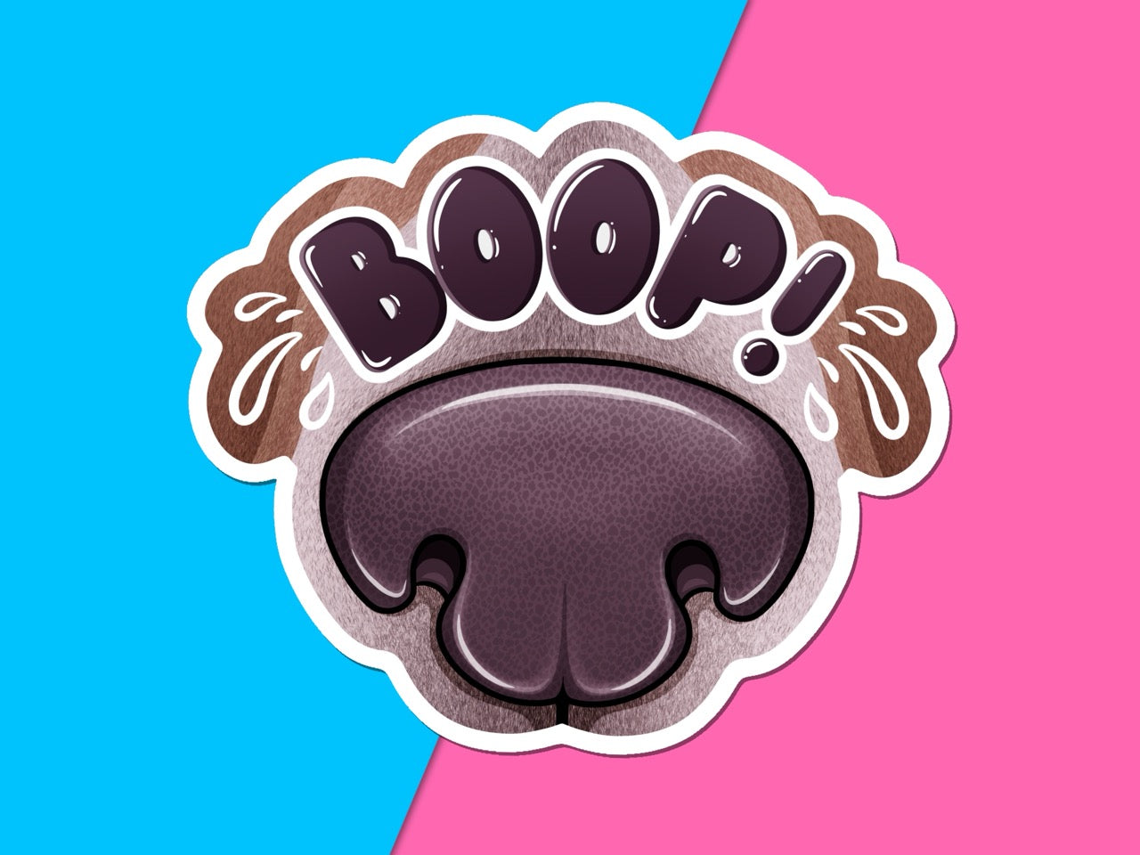 Boop Puppy Dog Sticker