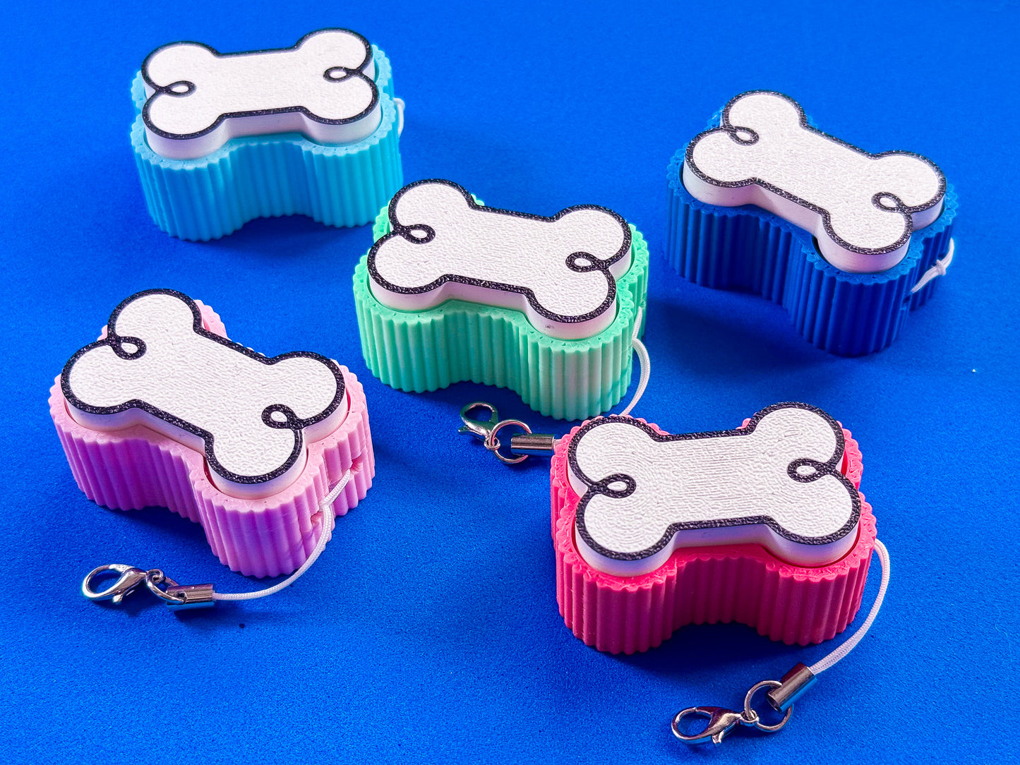 Mini Dog Bone Button Fidget