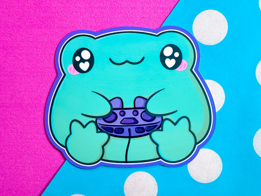 Gaming Frog Sticker