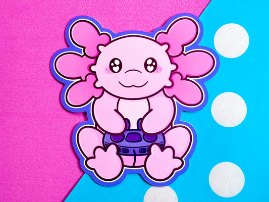 Gaming Axolotl Sticker