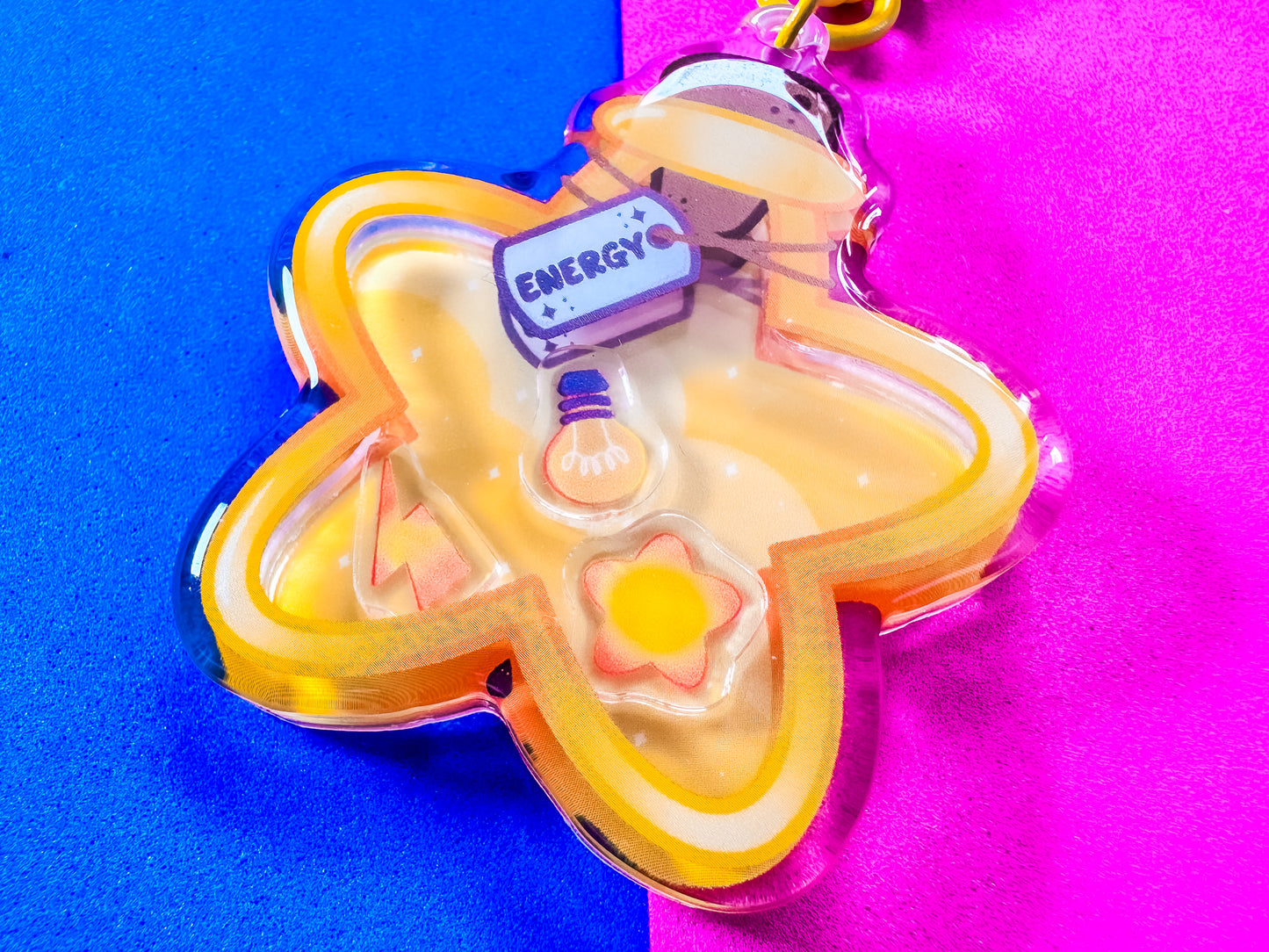Energy Potion Acrylic Shaker Keyring