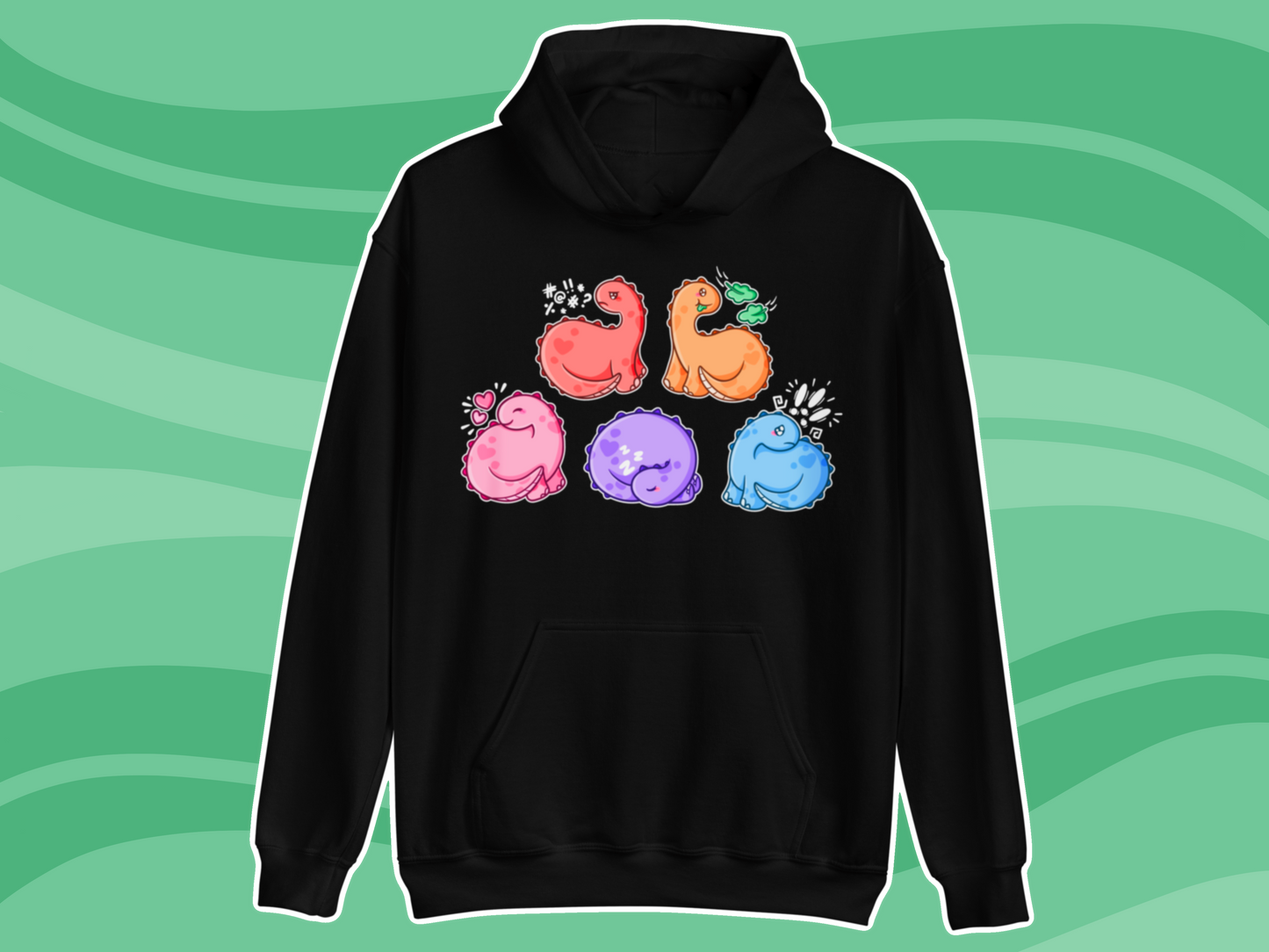 Dinosaur Communication Hoodie - Children's