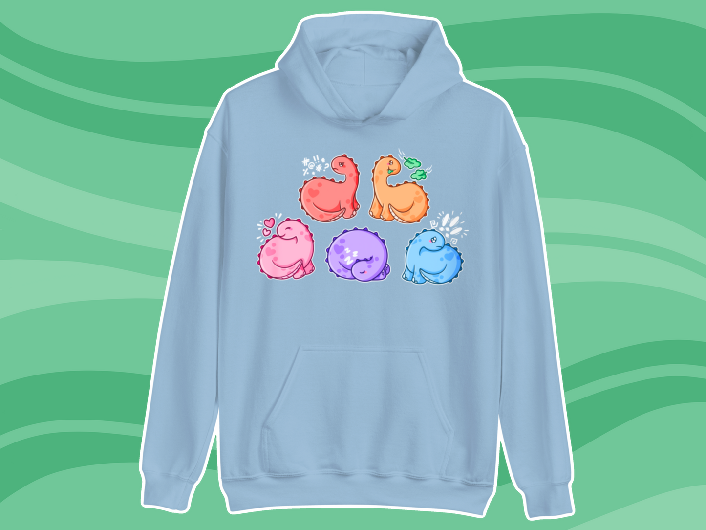 Dinosaur Communication Hoodie - Children's