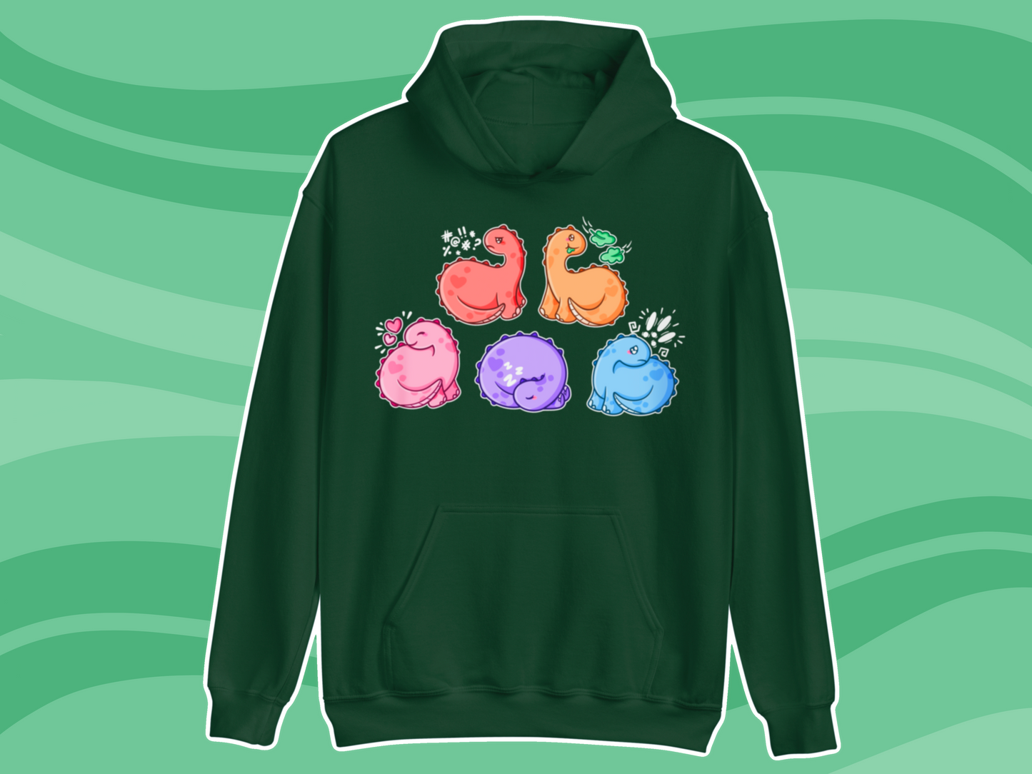 Dinosaur Communication Hoodie - Children's