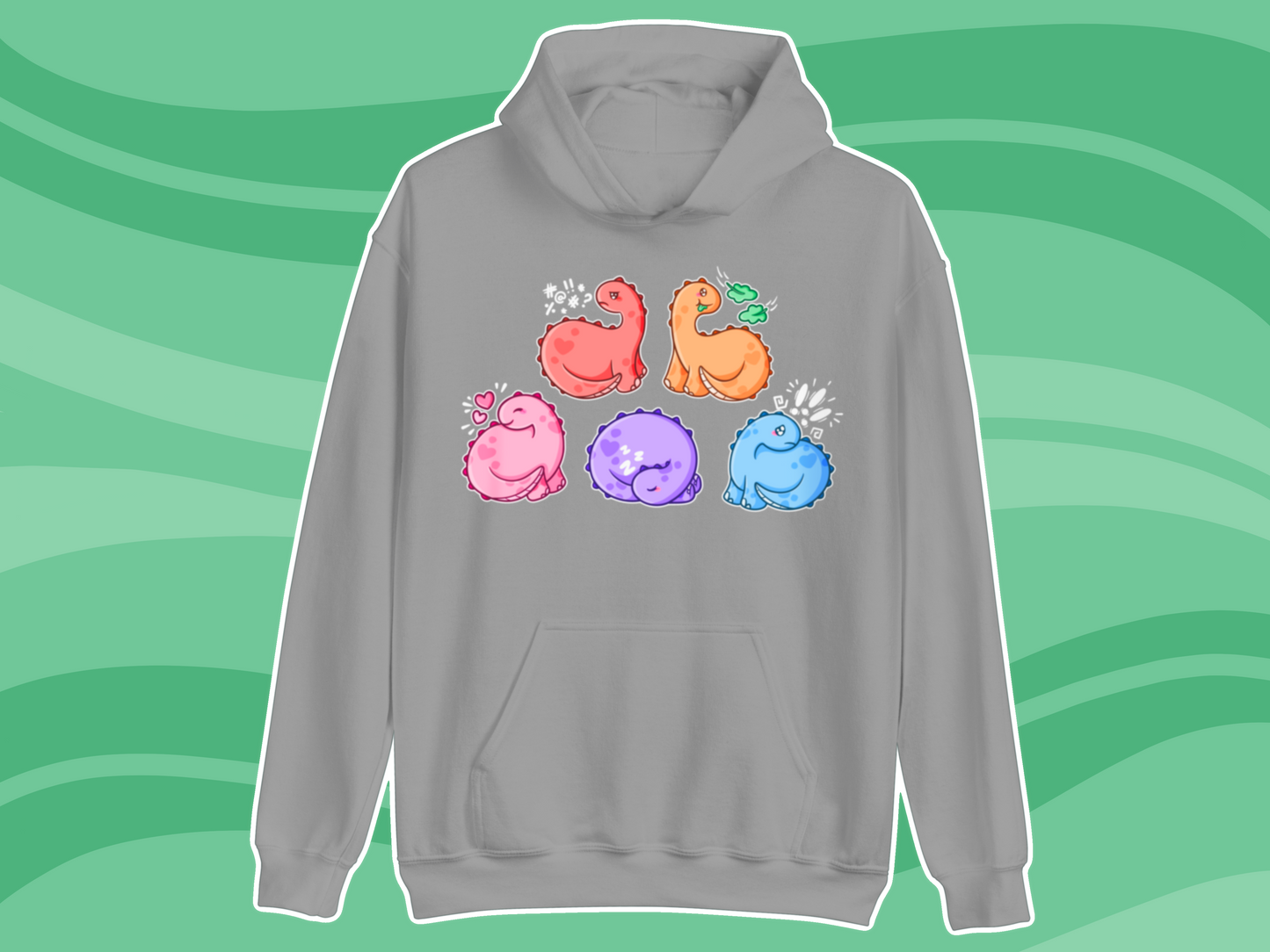 Dinosaur Communication Hoodie - Children's