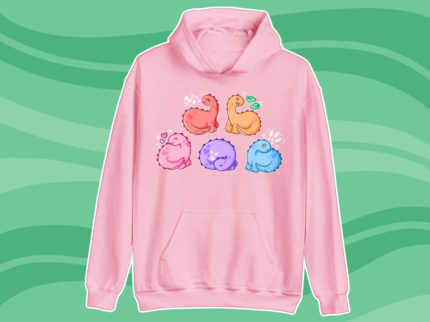 Dinosaur Communication Hoodie - Children's