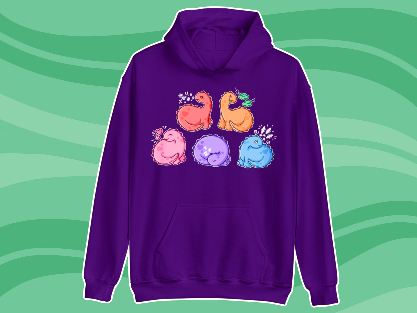 Dinosaur Communication Hoodie - Children's