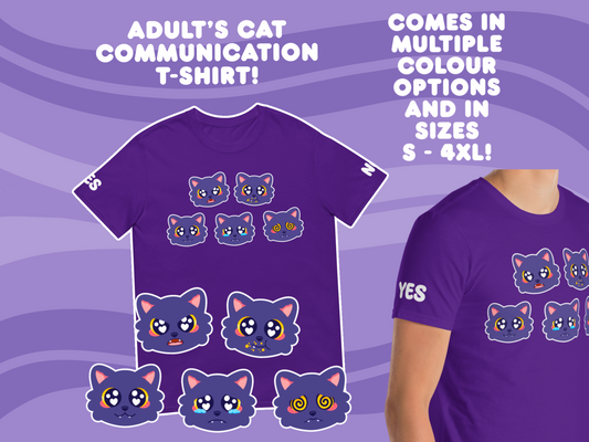 Cat Communication T-Shirt - Adult