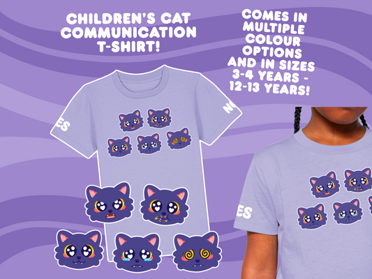 Cat Communication T-Shirt - Children's
