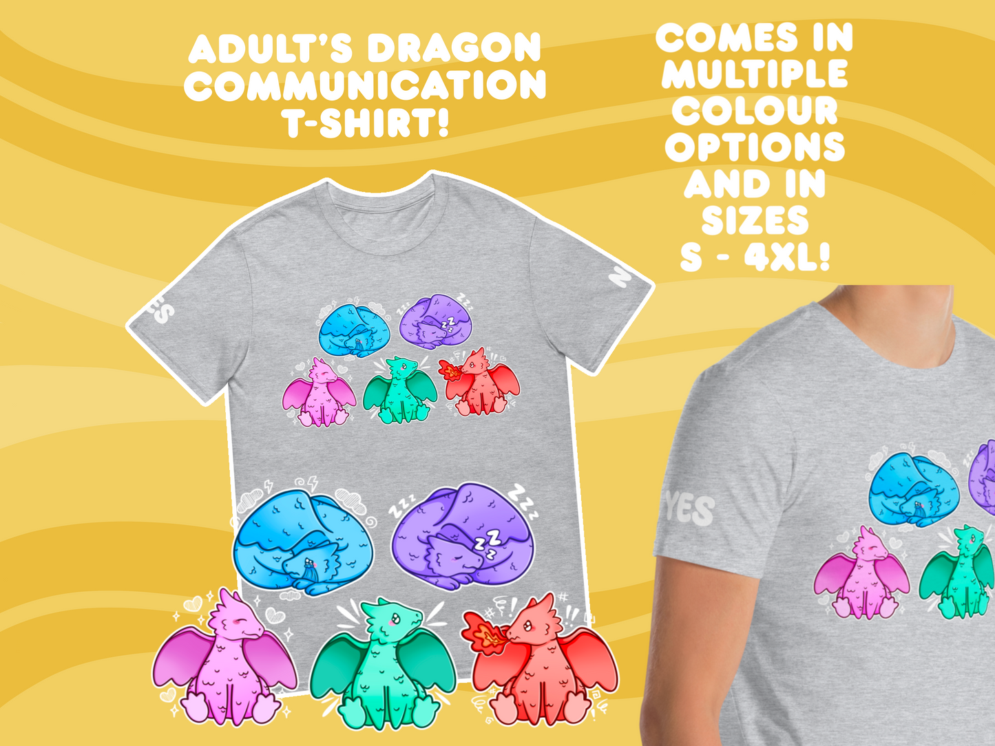Dragon Communication T-Shirt - Adult