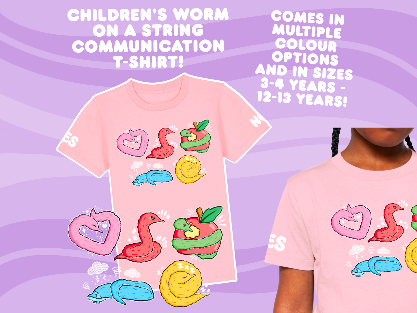 Worm On A String Communication T-Shirt - Children's
