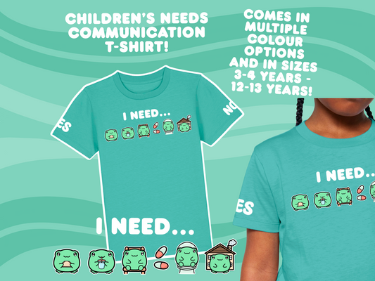 Frog Needs Communication T-Shirt - Children's