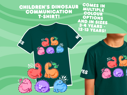 Dinosaur Communication T-Shirt - Children's