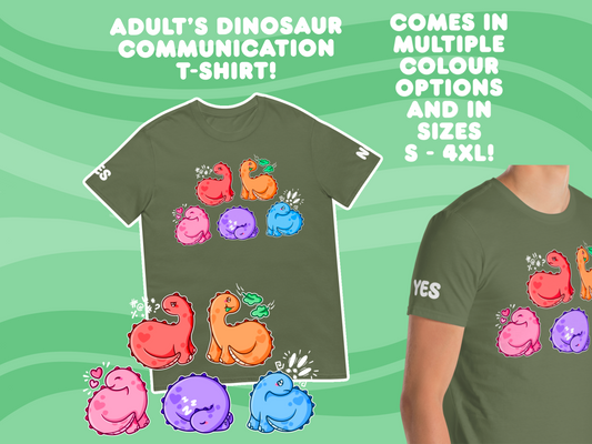 Dinosaur Communication T-Shirt - Adult