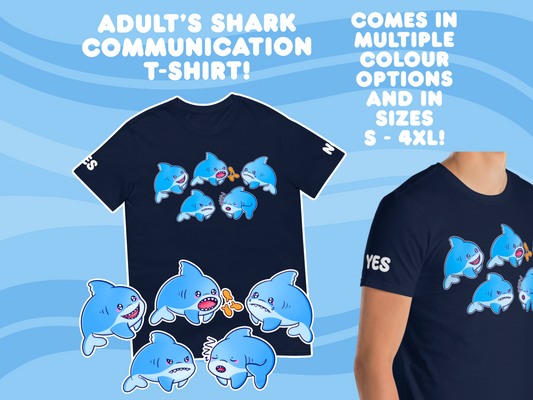 Shark Communication T-Shirt - Adult
