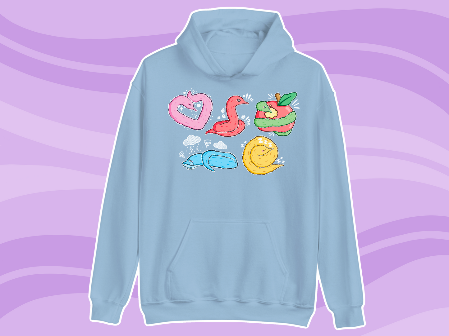 Worm On A String Communication Hoodie - Children's