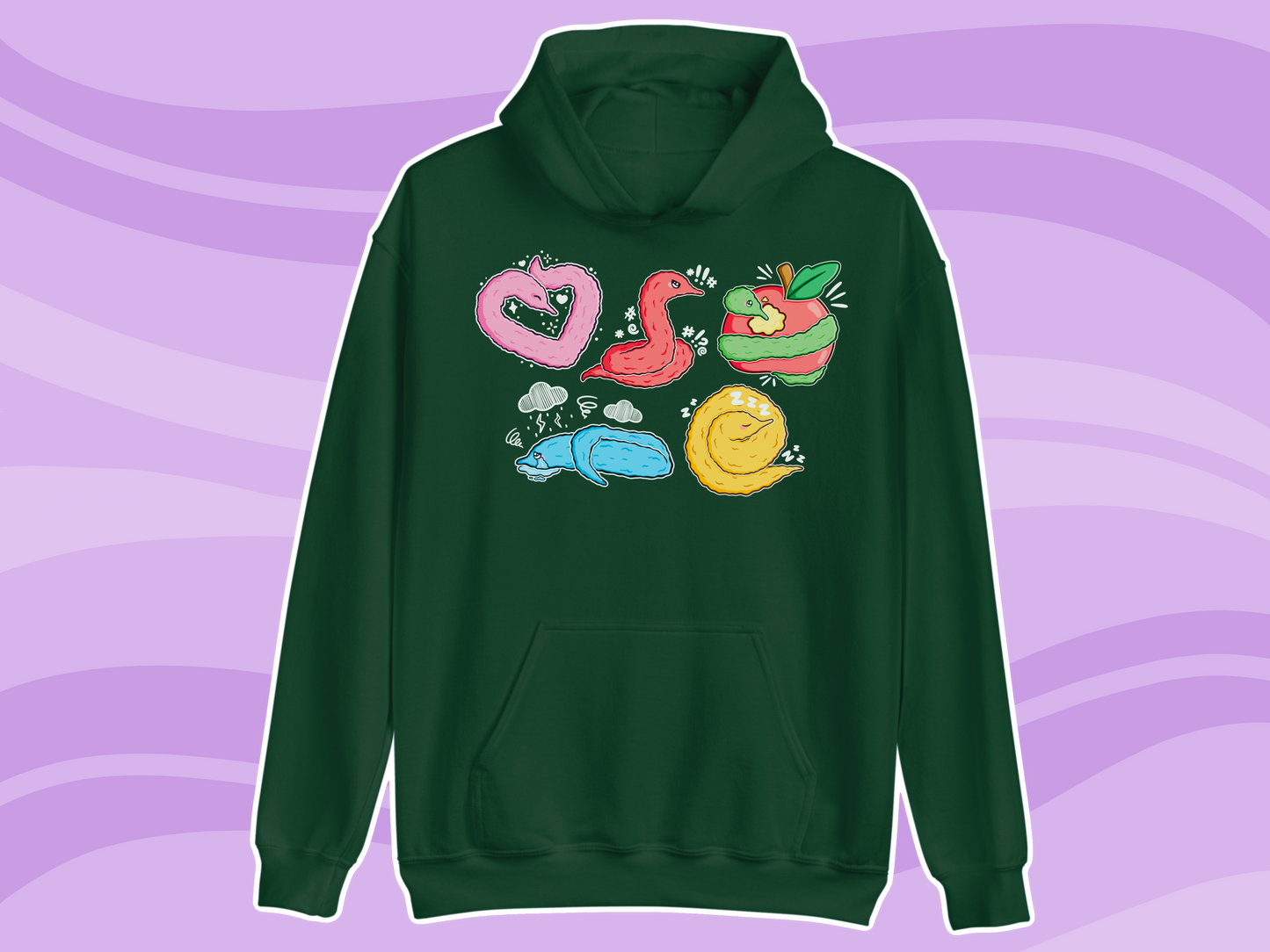 Worm On A String Communication Hoodie - Children's