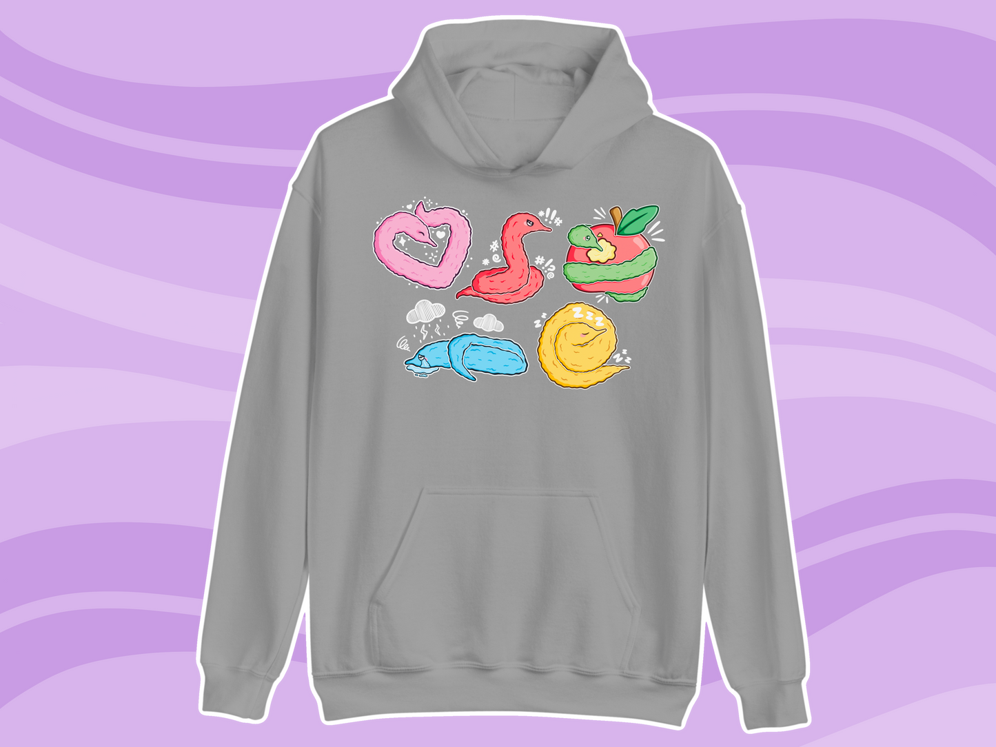Worm On A String Communication Hoodie - Adult