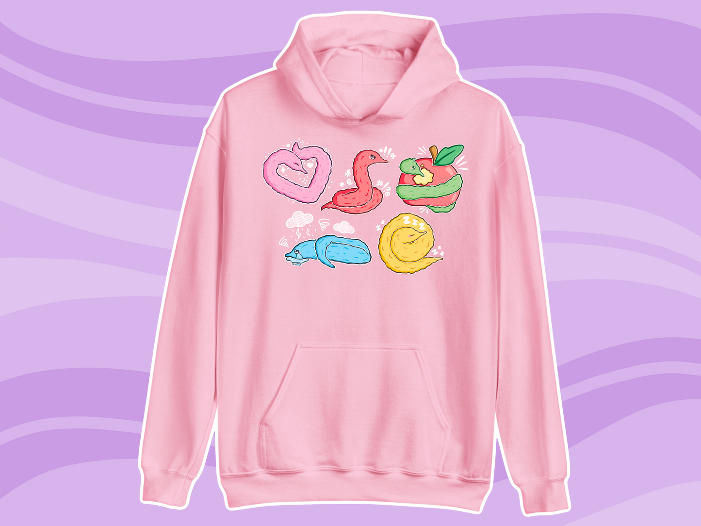 Worm On A String Communication Hoodie - Children's