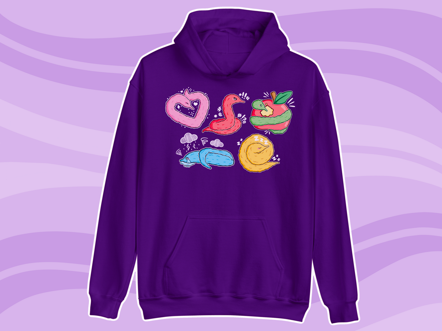 Worm On A String Communication Hoodie - Children's