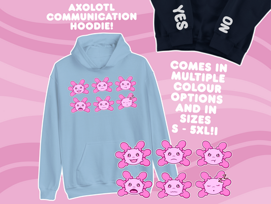 Axolotl Communication Hoodie - Adult