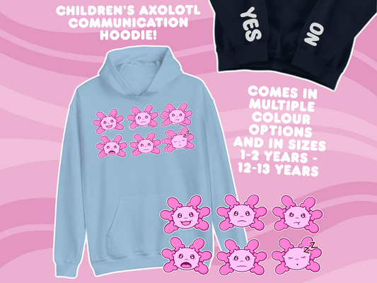 Axolotl Communication Hoodie - Children's