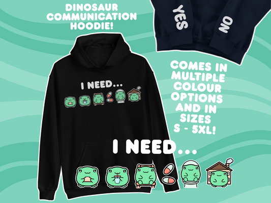 Frog Needs Communication Hoodie - Adult