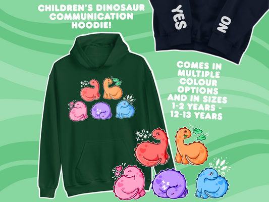 Dinosaur Communication Hoodie - Children's