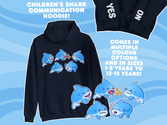 Shark Communication Hoodie - Children's
