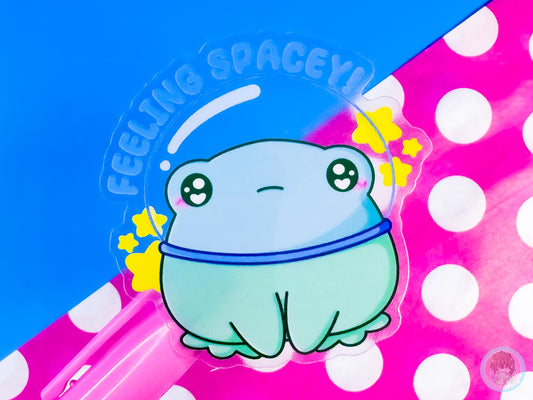 Feeling Spacey Transparent Sticker