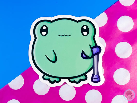 Walking Stick Frog Sticker