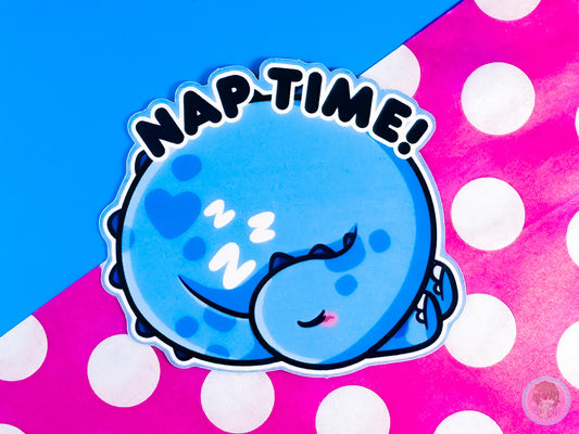 Nap time Dinosaur Sticker