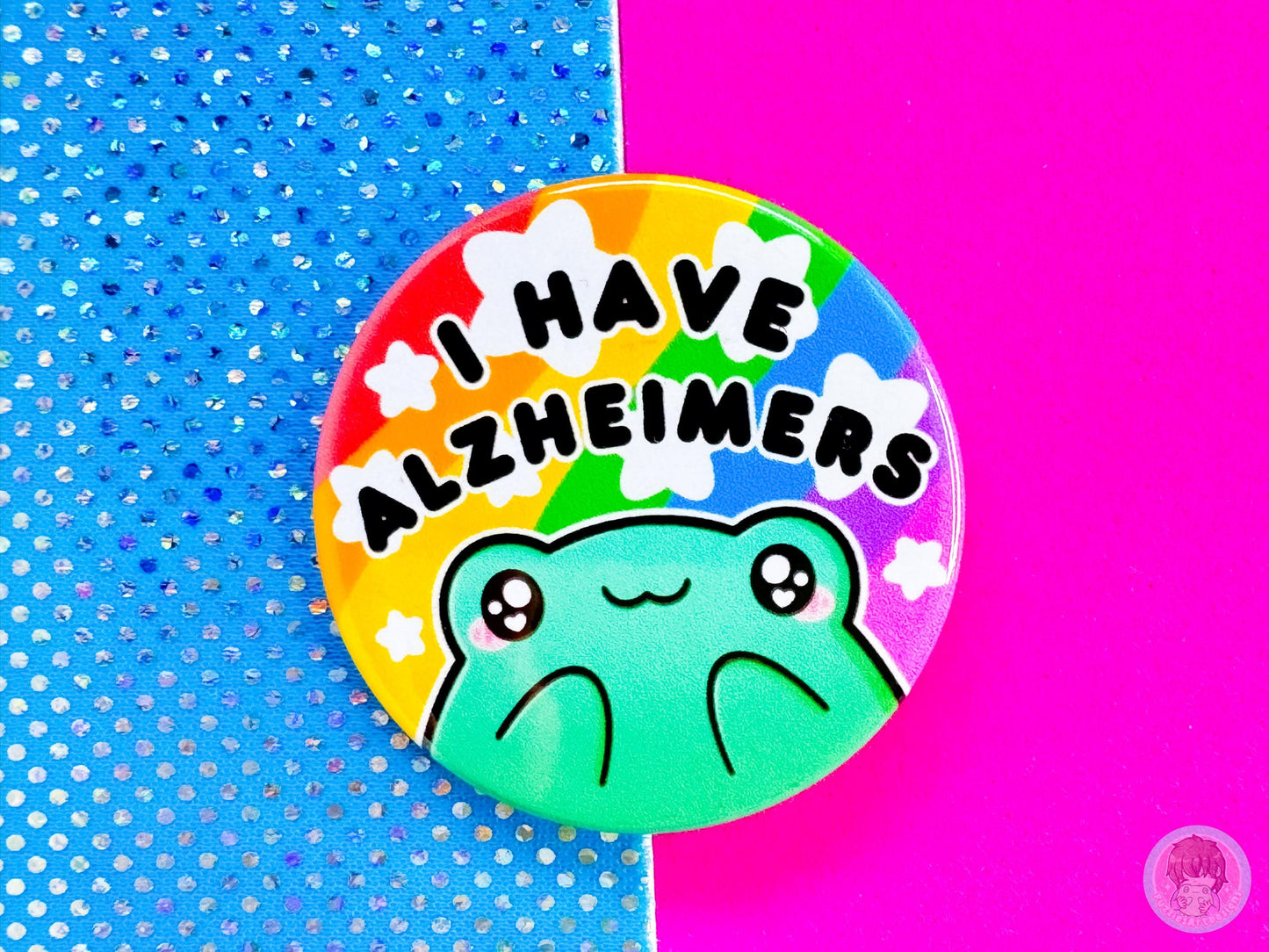Alzheimers Pin Button Badge