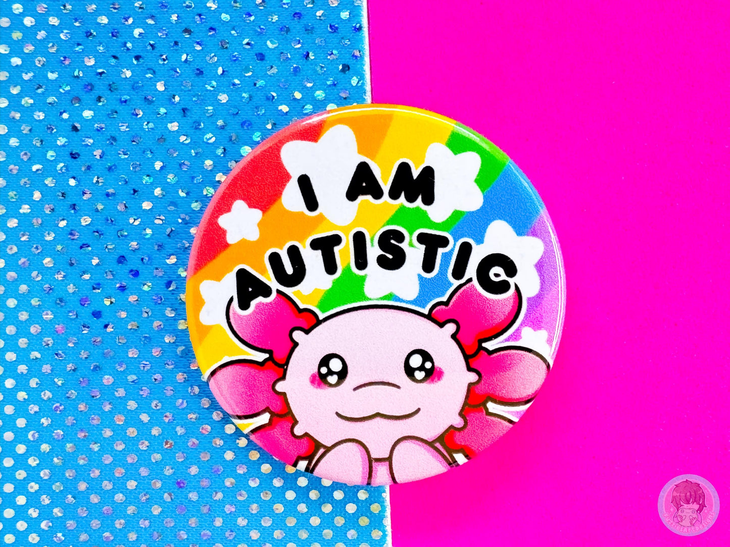 Autistic Pin Button Badge