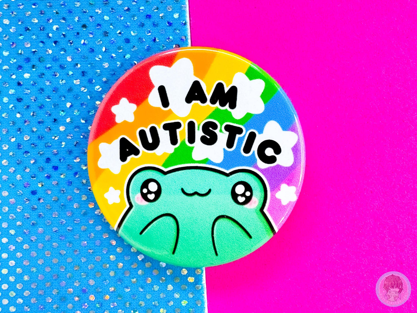 Autistic Pin Button Badge