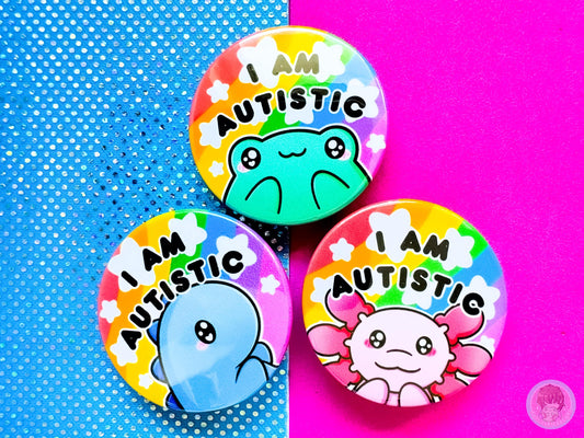 Autistic Pin Button Badge