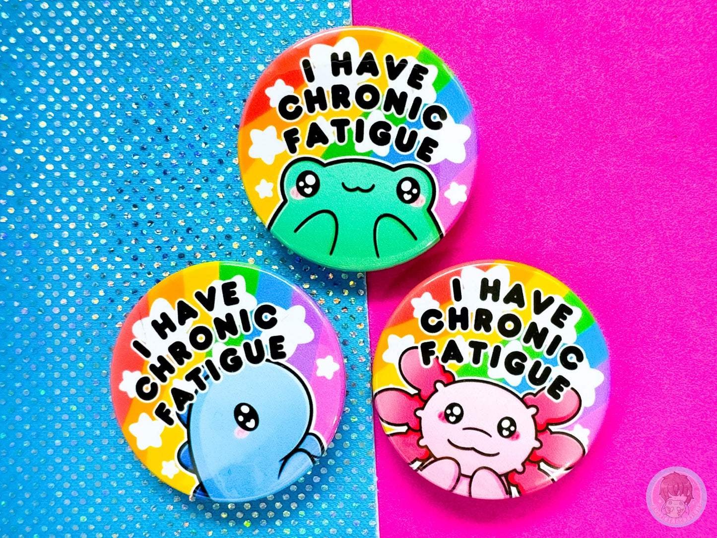 Chronic Fatigue Pin Button Badge