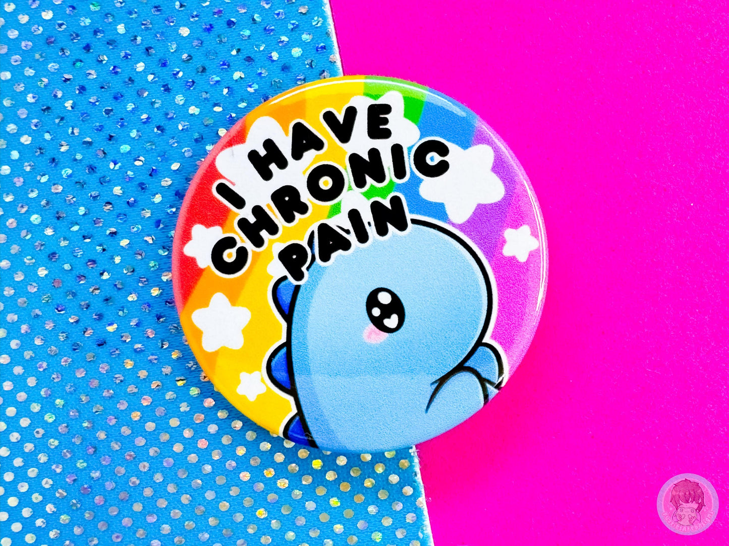Chronic Pain Pin Button Badge
