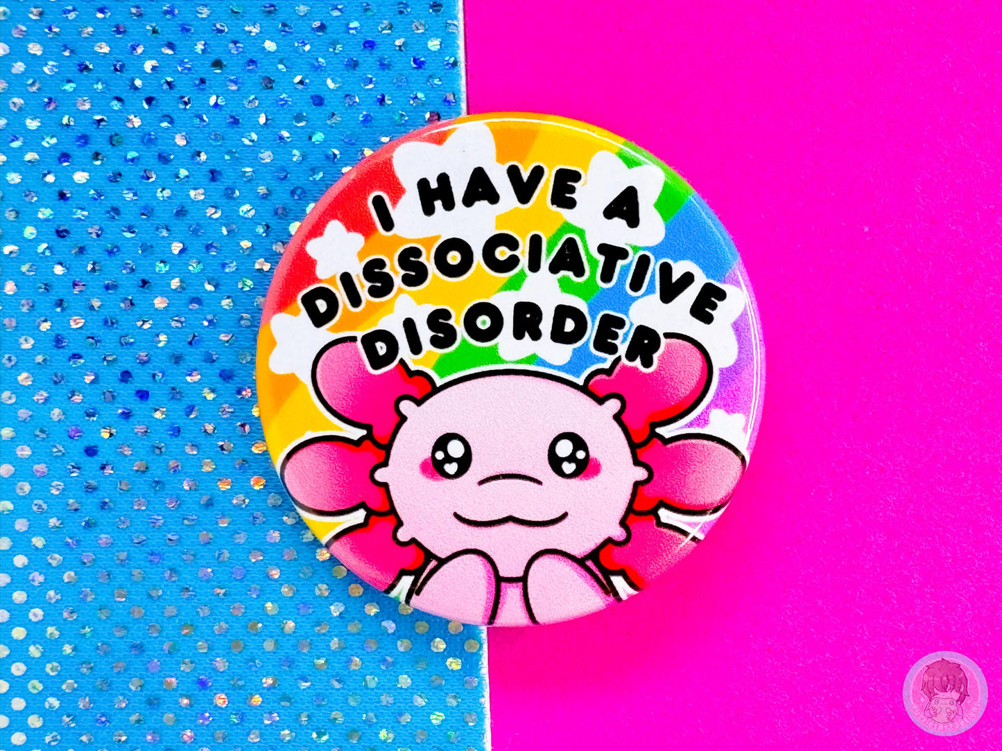 Dissociative Disorder Pin Button Badge