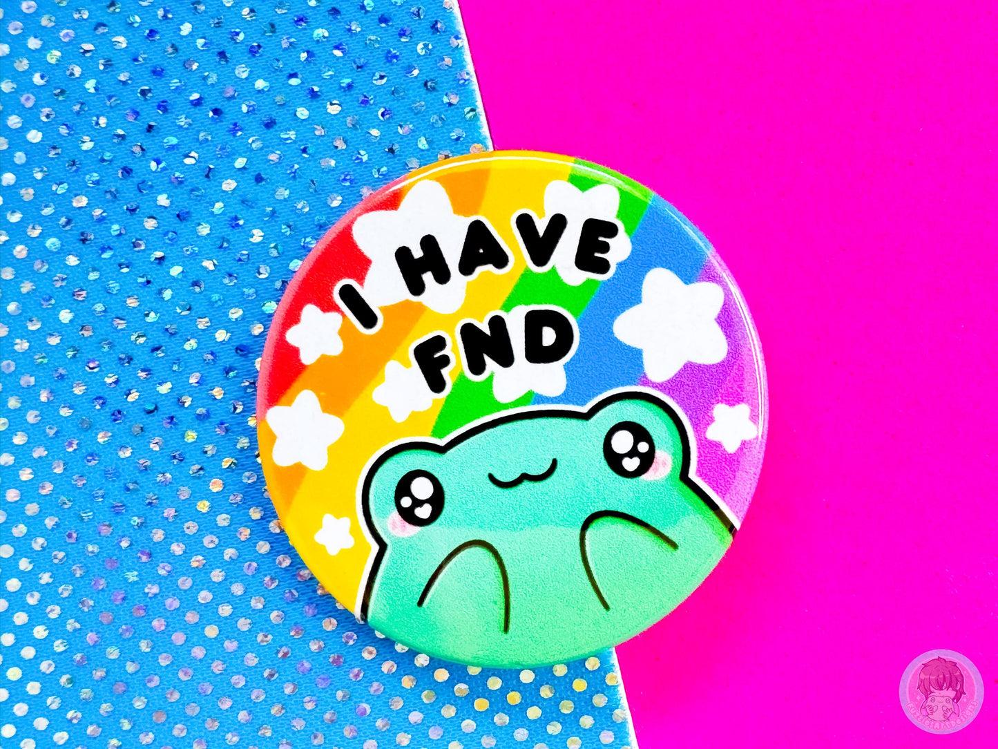 FND Pin Button Badge