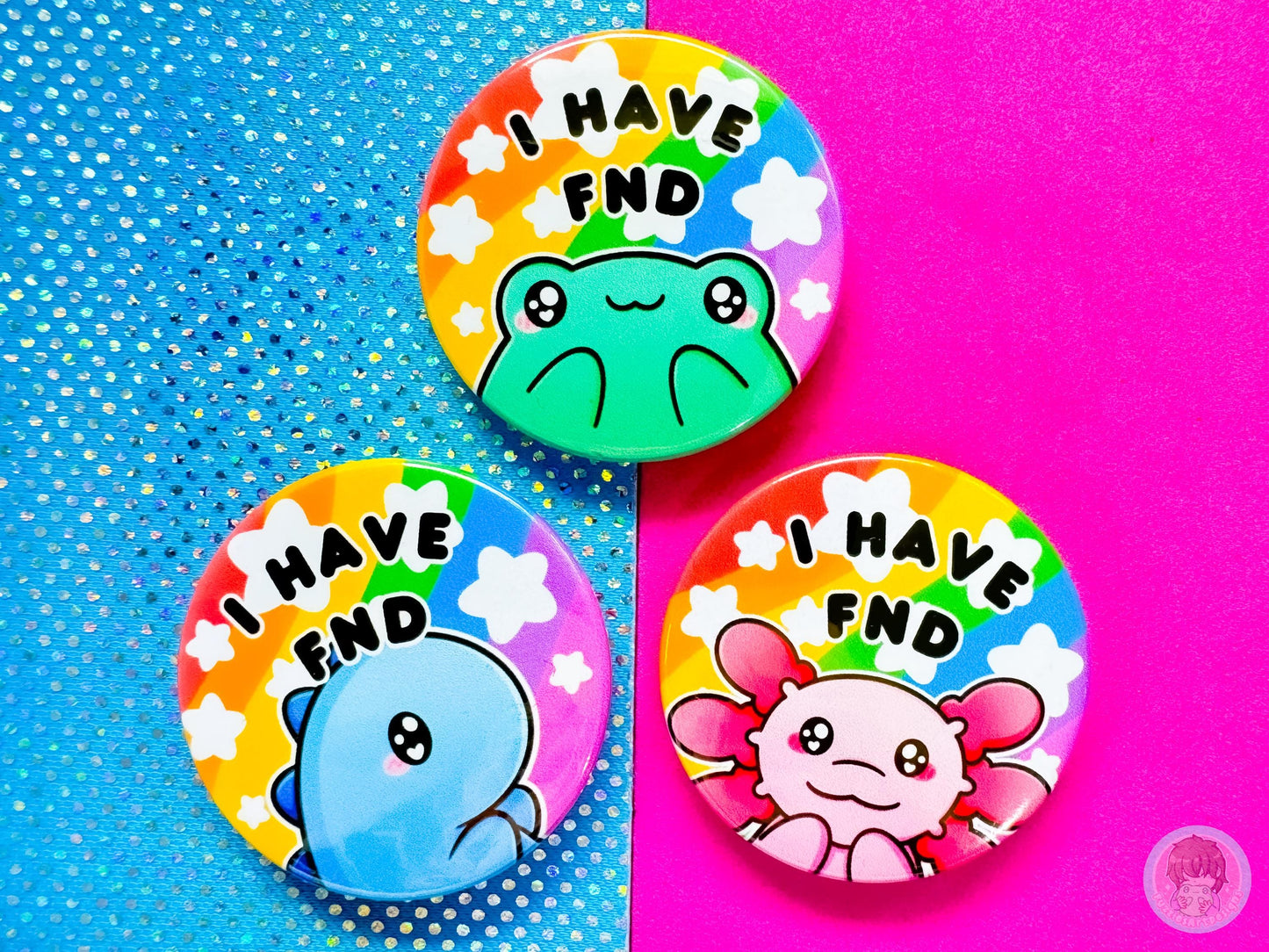 FND Pin Button Badge