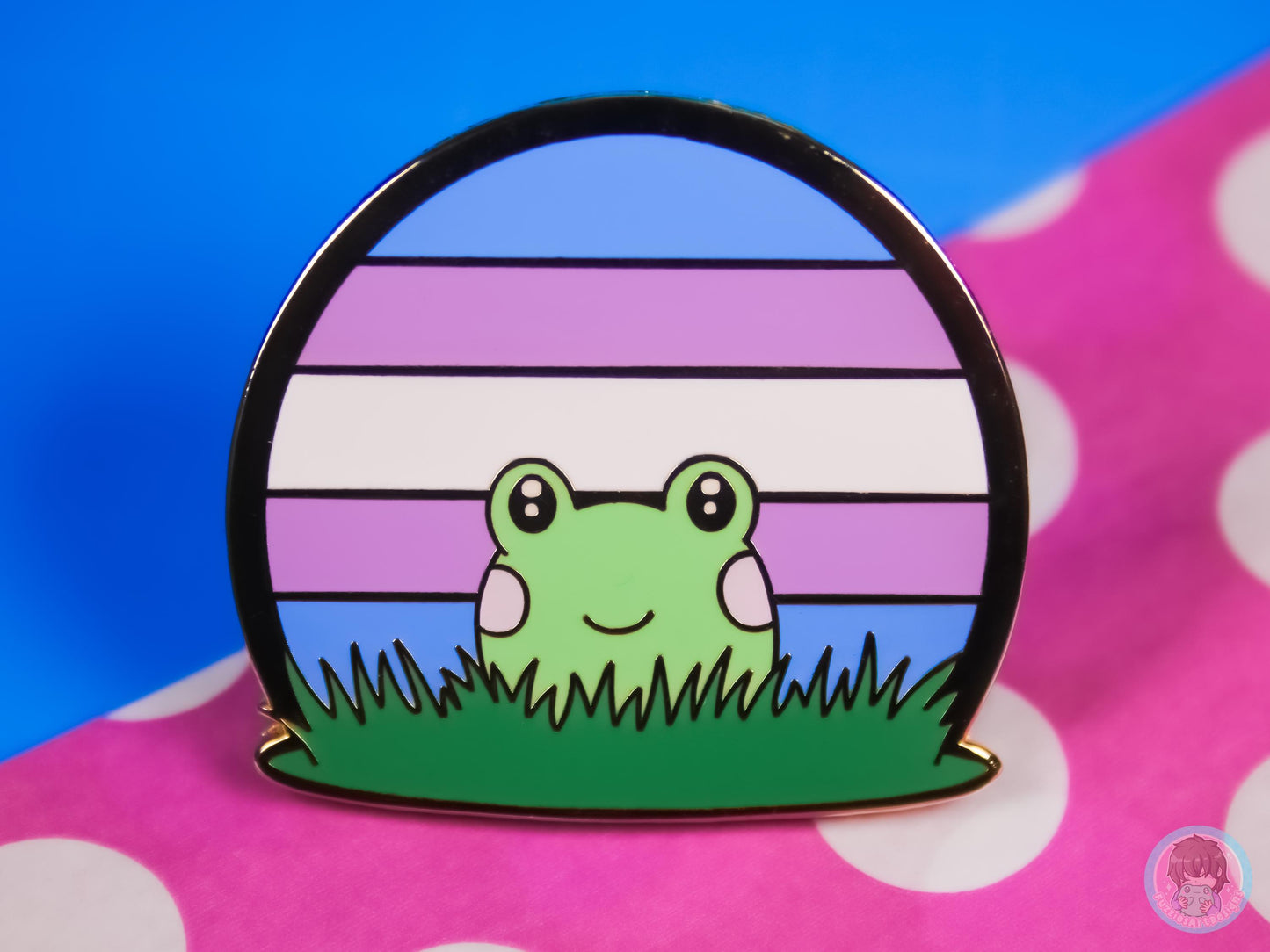 Transgender Pride Frog