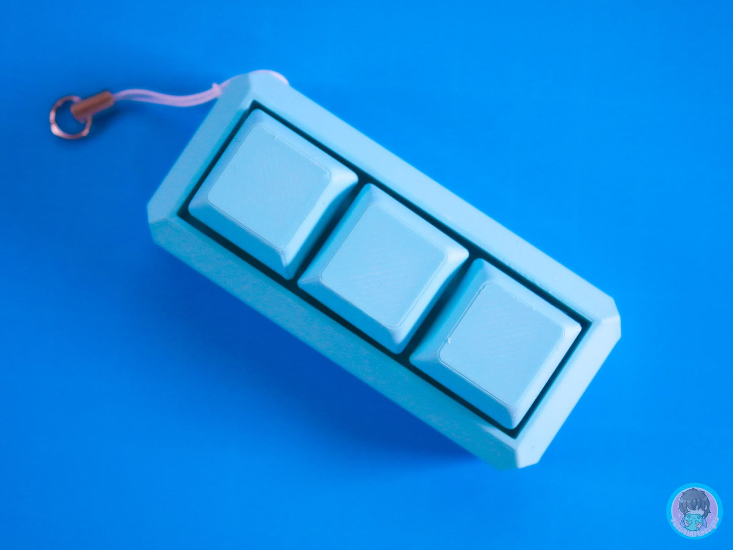 Blue Keyboard Button Fidget