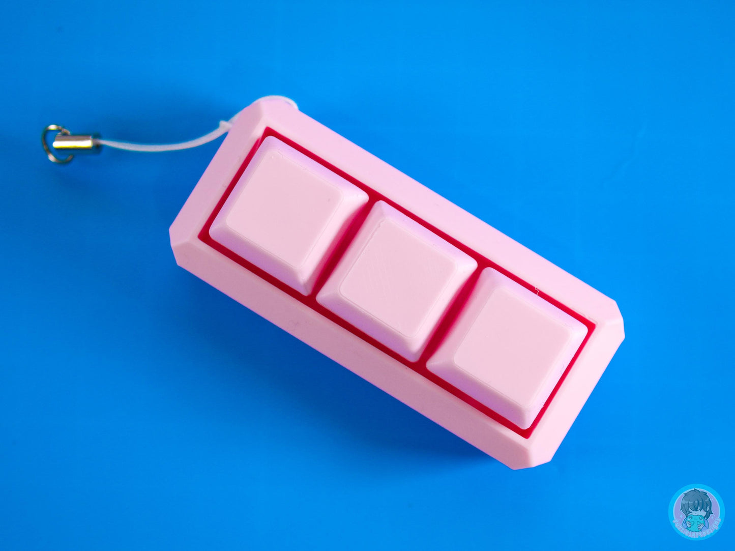 Blue Keyboard Button Fidget
