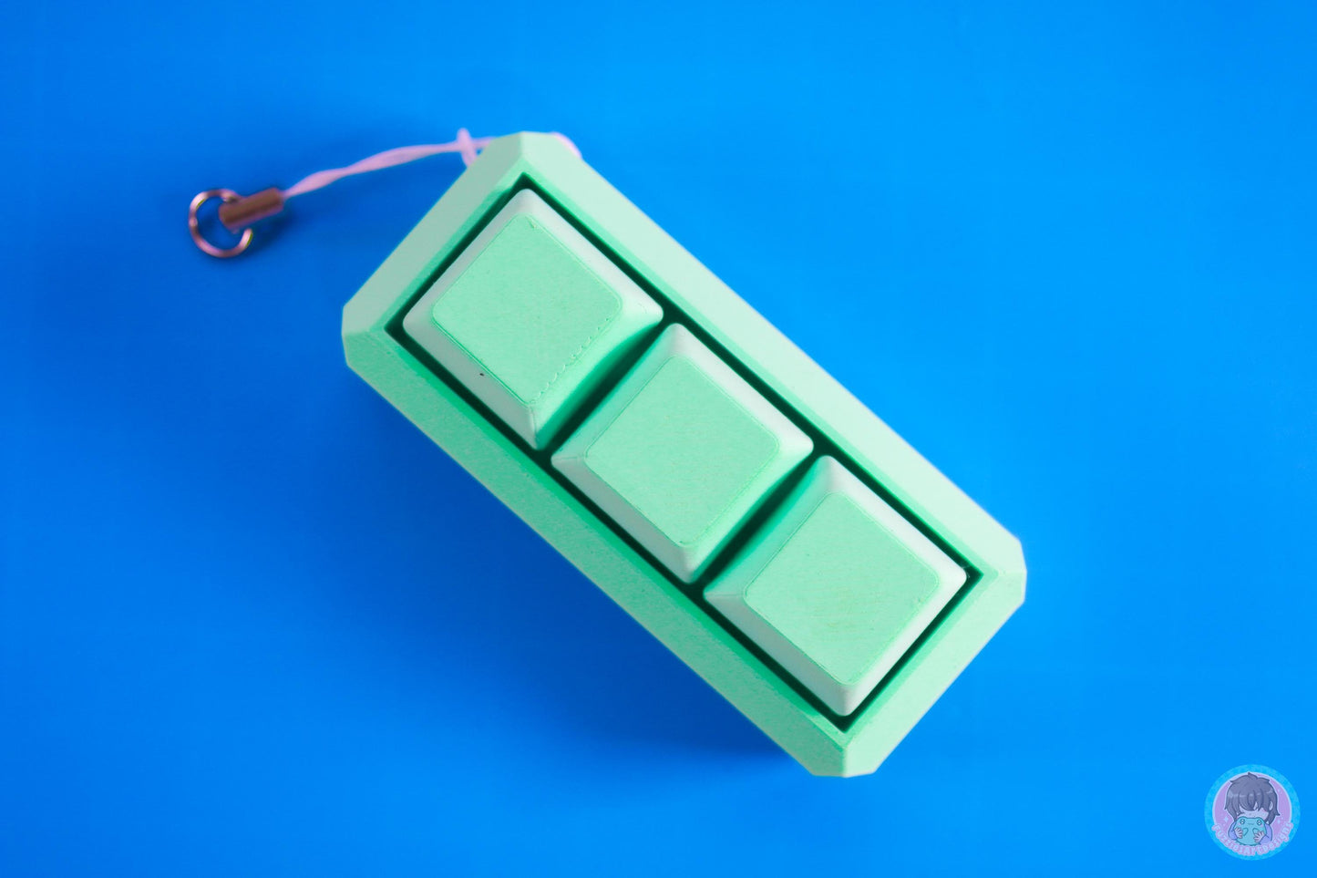 Blue Keyboard Button Fidget