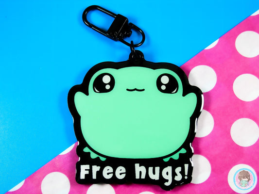 Free Hugs Acrylic Keyring