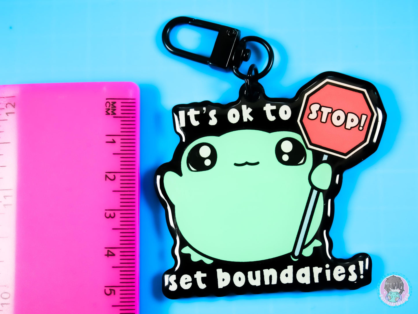 It's Ok To Set Boundaries Acrylic Keyring