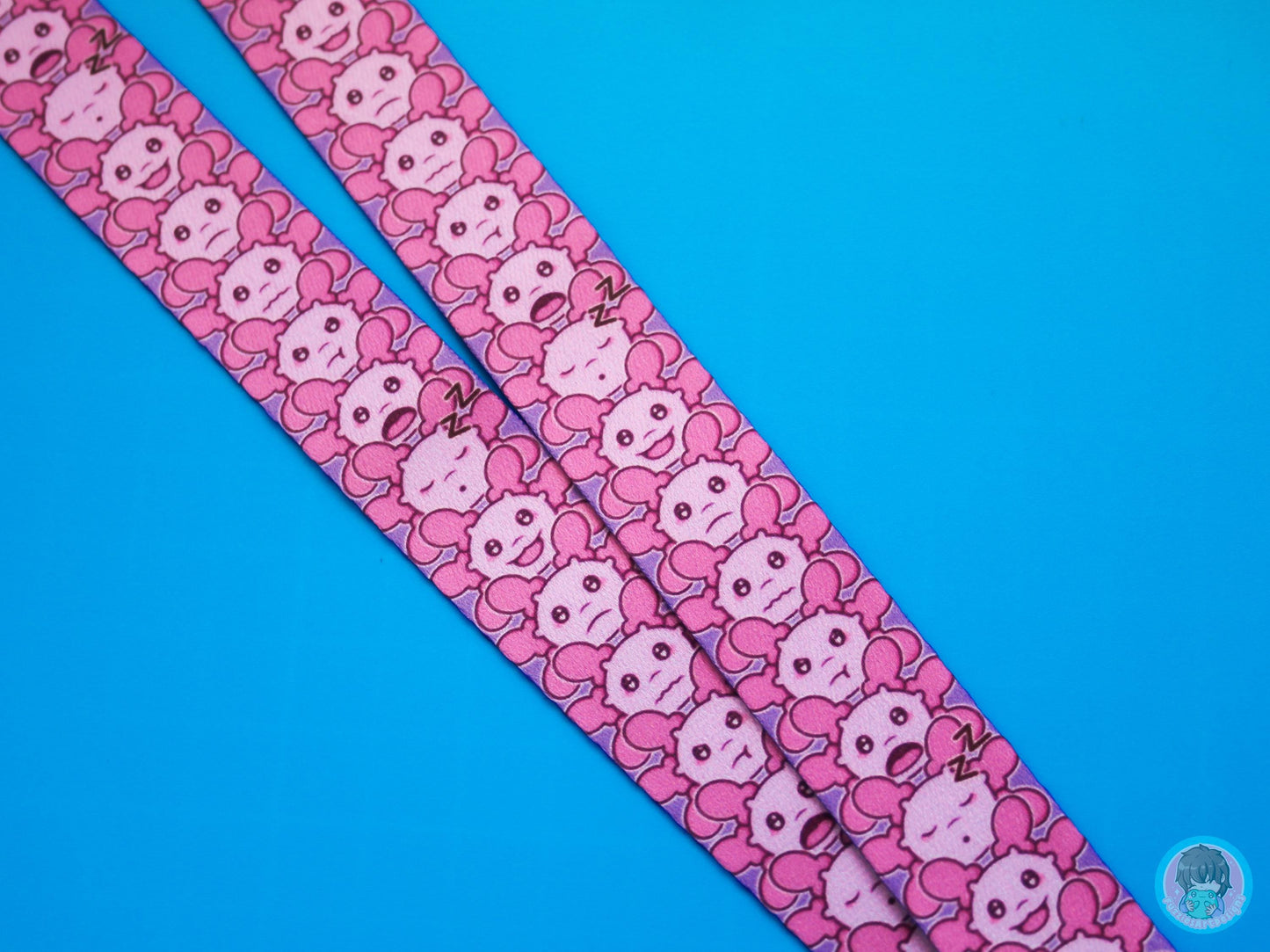 Axolotl Emotion Communication Lanyard