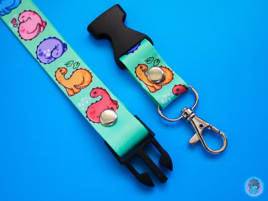 Dinosaur Emotions Lanyard