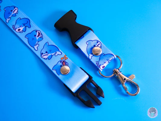 Shark Emotions Communication Lanyard
